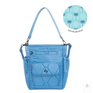 Lug Toss~Coastal Blue💙💙~Convertible Crossbody Tote Bag~NWOT